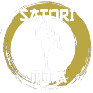 A logo for Satori MMA